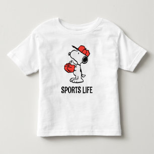 Peanuts Snoopy Making the Catch Toddler T-Shirt