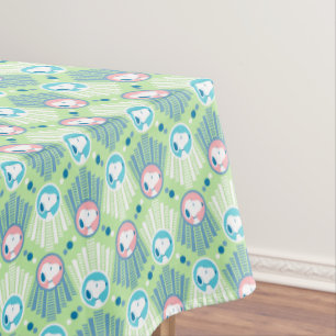 Peanuts   Snoopy Mint Green Deco Dreams Pattern Tablecloth