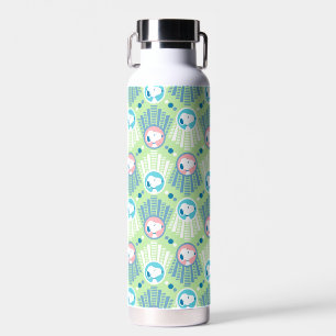 Peanuts   Snoopy Mint Green Deco Dreams Pattern Water Bottle