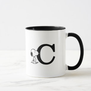 Peanuts   Snoopy Monogram C Mug