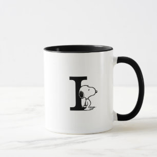 Peanuts   Snoopy Monogram I Mug