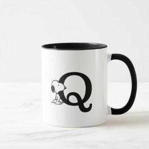 Peanuts Snoopy Monogram Q Mug