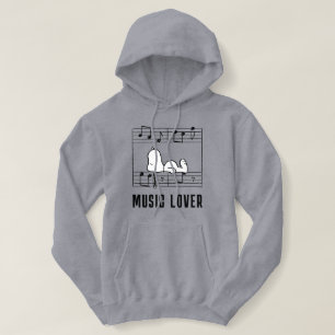 Peanuts Snoopy Musical Notes Hoodie