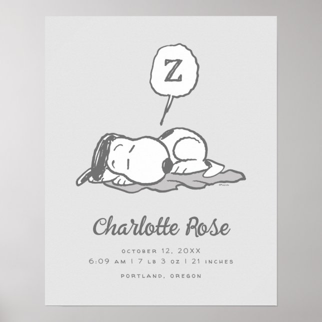 Peanuts | Snoopy Nap Poster (Front)