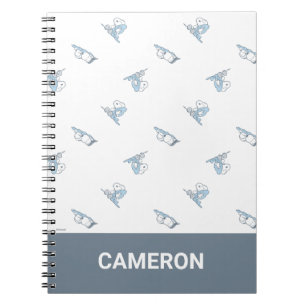 Peanuts   Snoopy Nap Time Pattern Notebook