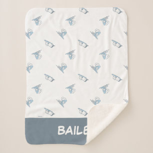 Peanuts   Snoopy Nap Time Pattern Sherpa Blanket