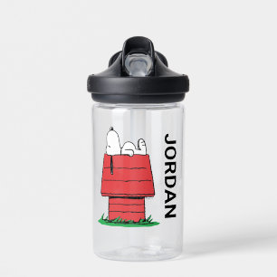 Peanuts   Snoopy Napping   Add Your Name Water Bottle