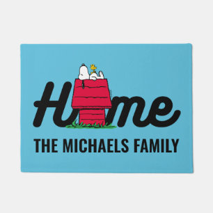 Peanuts   Snoopy Napping Doormat