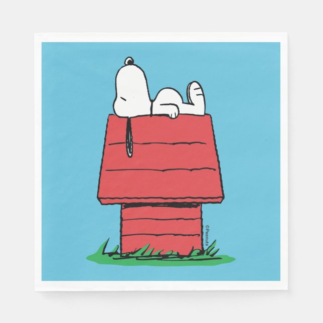 Peanuts | Snoopy Napping Napkin (Front)