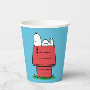 Peanuts   Snoopy Napping Paper Cups