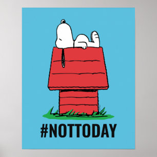 Peanuts Snoopy Napping Poster