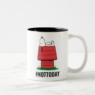 Peanuts Snoopy Napping Two-Tone Coffee Mug