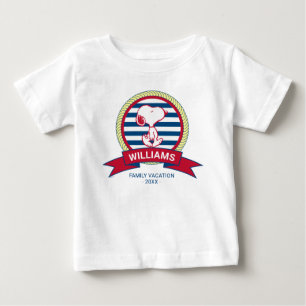 Peanuts   Snoopy Nautical Badge Baby T-Shirt
