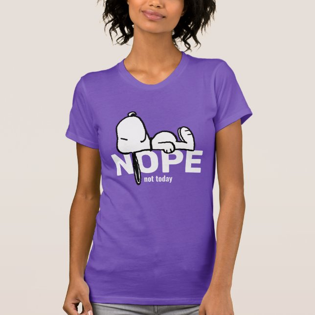 Peanuts | Snoopy Not Today T-Shirt (Front)