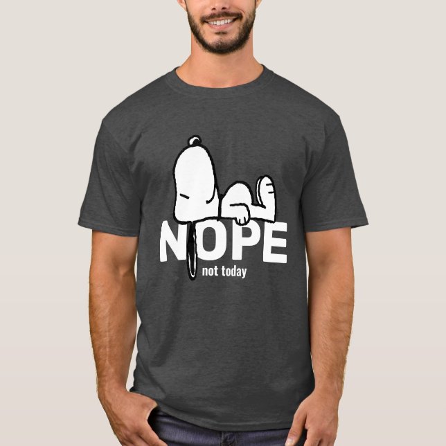Peanuts | Snoopy Not Today T-Shirt (Front)