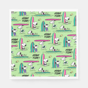 Peanuts   Snoopy Ocean High Tide Pattern Napkin