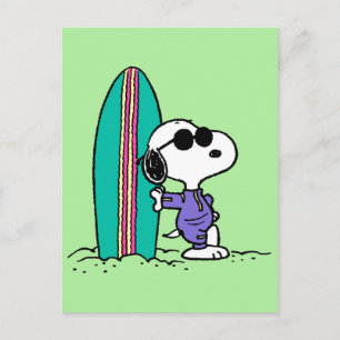 Peanuts   Snoopy Ocean High Tide Postcard