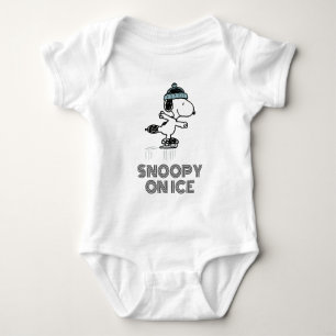 Peanuts   Snoopy On Ice Baby Bodysuit
