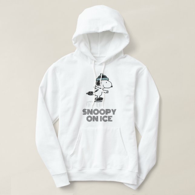 Peanuts | Snoopy On Ice Hoodie (Design Front)