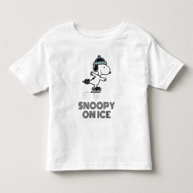 Peanuts | Snoopy On Ice Toddler T-Shirt (Front)