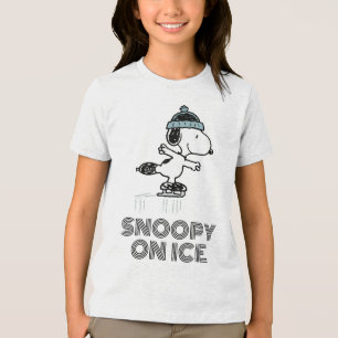 Peanuts   Snoopy On Ice Tri-Blend Shirt