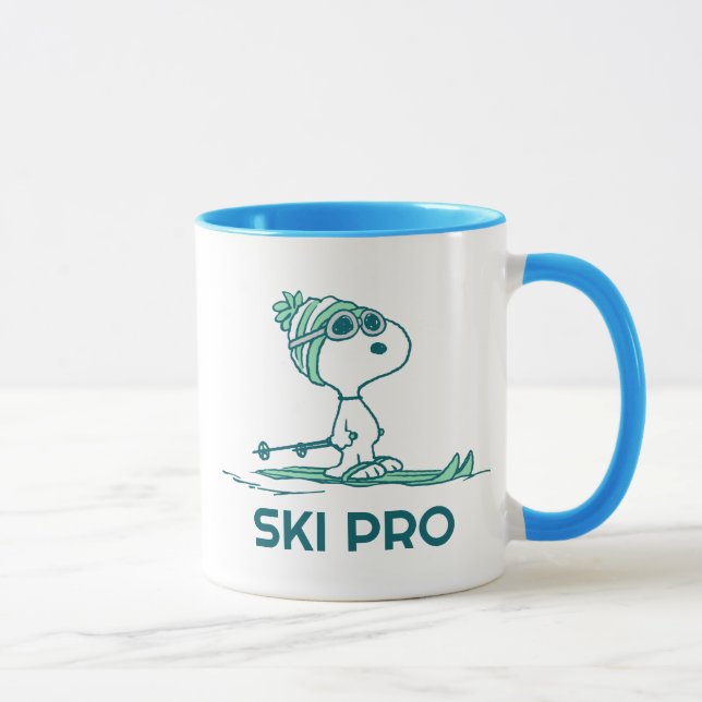 Peanuts | Snoopy on Skis Mug (Right)