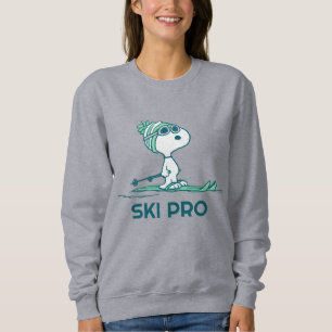 Peanuts   Snoopy on Skis Sweatshirt
