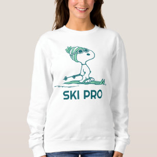 Peanuts   Snoopy on Skis Sweatshirt