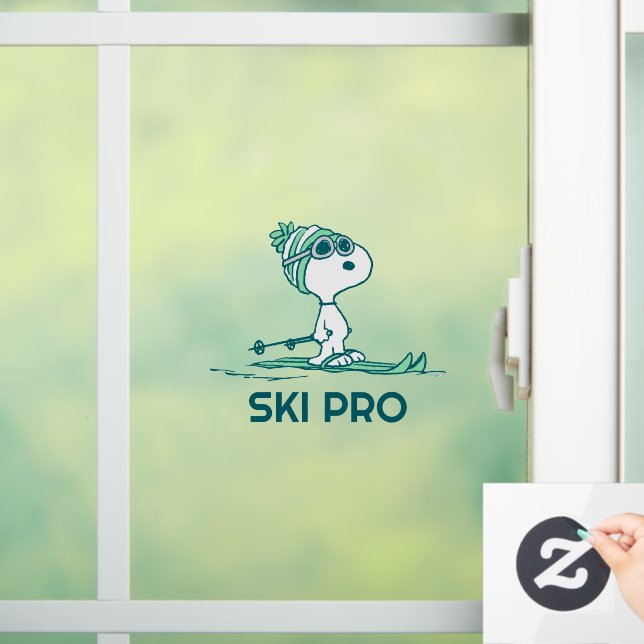 Peanuts | Snoopy on Skis Window Cling (Home)