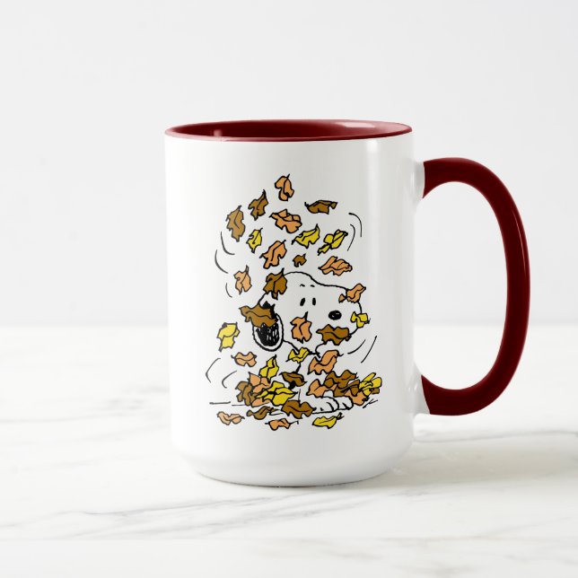 Peanuts | Snoopy Pile of Leaves Mug (Right)