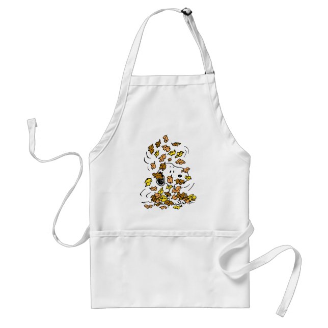 Peanuts | Snoopy Pile of Leaves Standard Apron (Front)