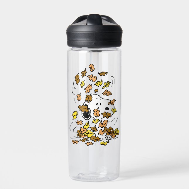 Peanuts | Snoopy Pile of Leaves Water Bottle (Front)