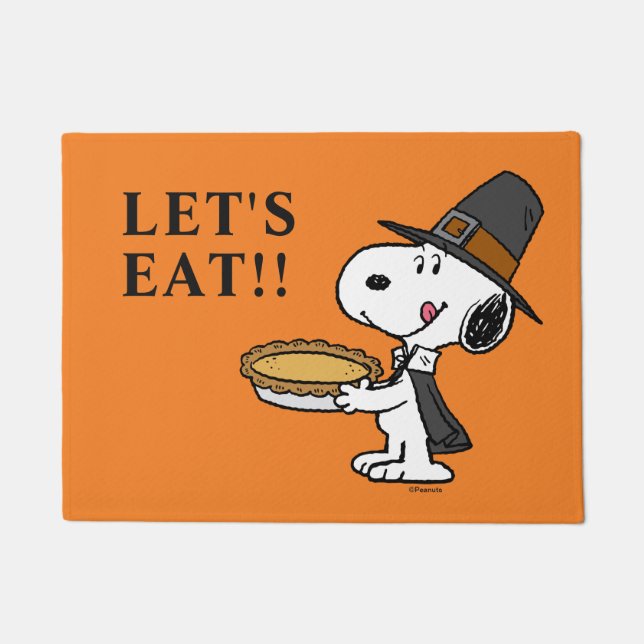 Peanuts | Snoopy Pilgrim Doormat (Front)