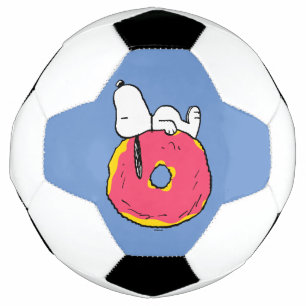 Peanuts   Snoopy Pink Doughnut Football