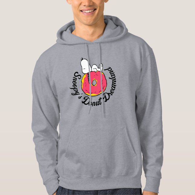 Peanuts | Snoopy Pink Doughnut Hoodie (Front)