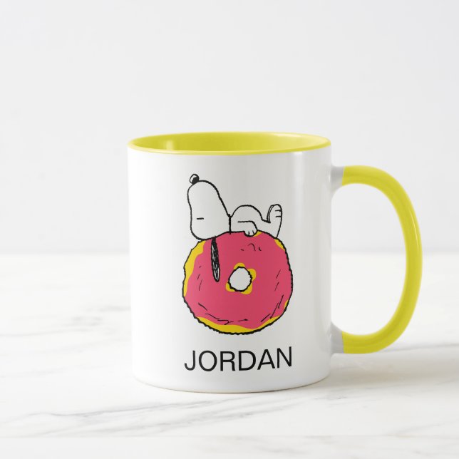 Peanuts | Snoopy Pink Doughnut Mug (Right)