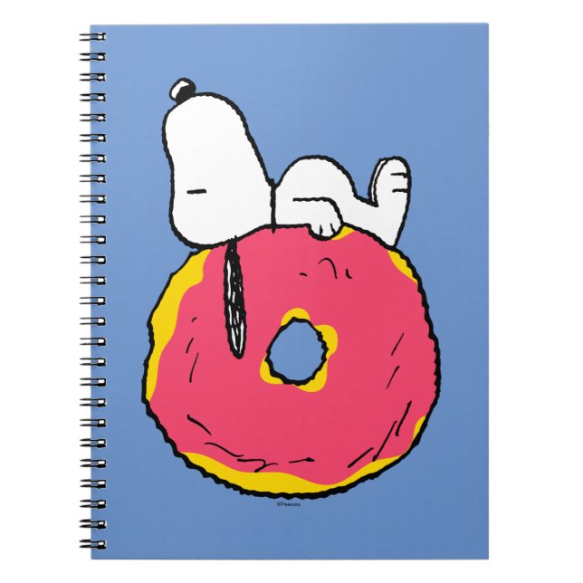 Peanuts | Snoopy Pink Doughnut Notebook (Front)