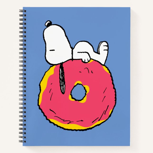 Peanuts | Snoopy Pink Doughnut Notebook (Front)