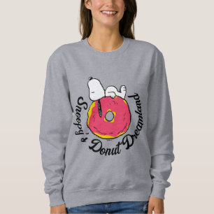 Peanuts Snoopy Pink Doughnut Sweatshirt