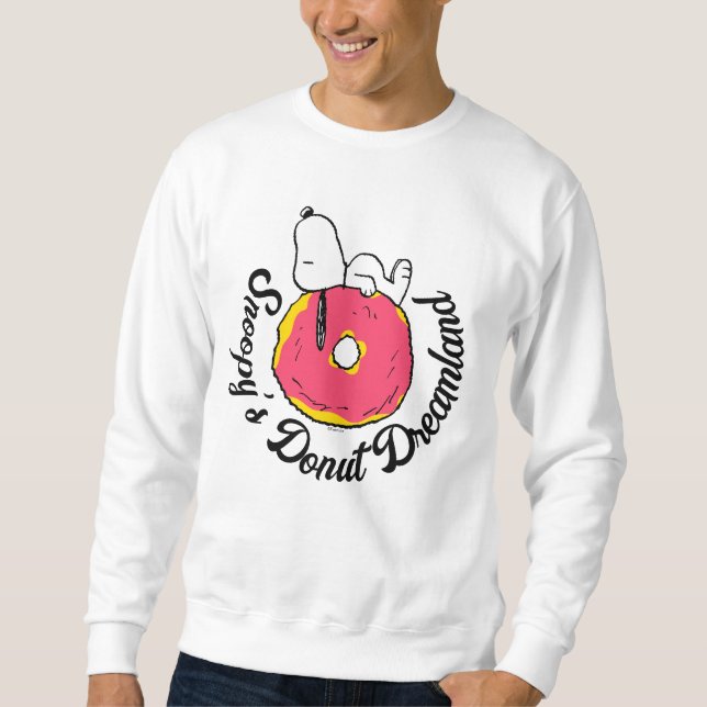 Peanuts | Snoopy Pink Doughnut Sweatshirt (Front)