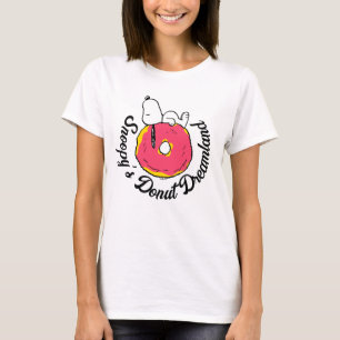 Peanuts   Snoopy Pink Doughnut T-Shirt