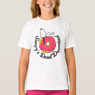 Peanuts Snoopy Pink Doughnut T-Shirt