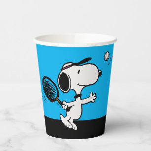Peanuts   Snoopy Plays Tennis Paper Cups