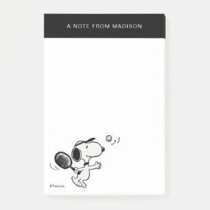 Peanuts   Snoopy Plays Tennis Post-it Notes
