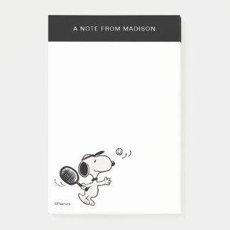 Peanuts | Snoopy Plays Tennis Post-it Notes