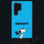 Peanuts | Snoopy Plays Tennis Samsung Galaxy Case<br><div class="desc">In the Peanuts comic strip and animated films,  Snoopy is often depicted playing tennis against his owner Charlie Brown or other characters like Linus and Lucy. This design showcases Snoopy's athletic abilities and competitive spirit in a humourous way.</div>