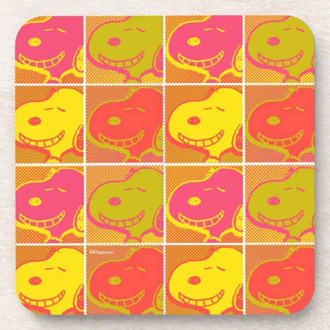 Peanuts | Snoopy Pop Art Pattern Coaster (Front)