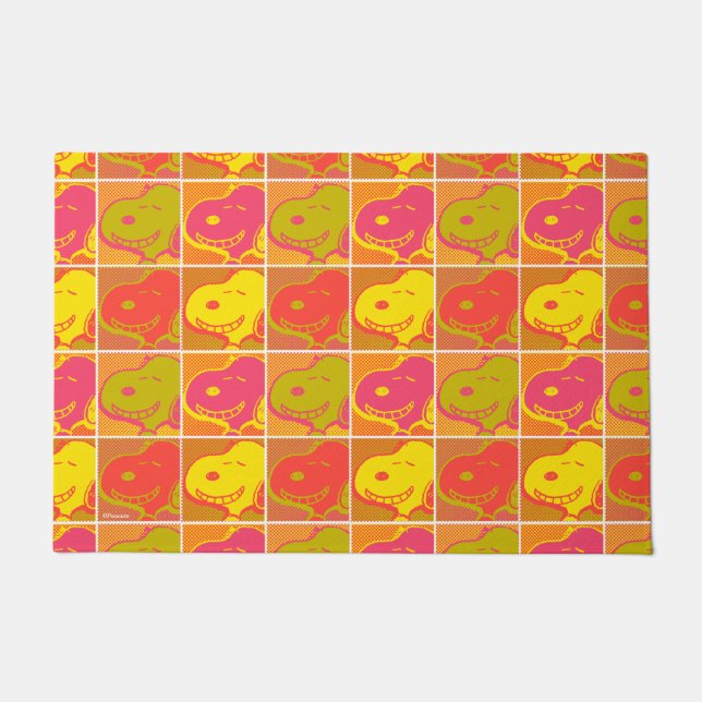 Peanuts | Snoopy Pop Art Pattern Doormat (Front)