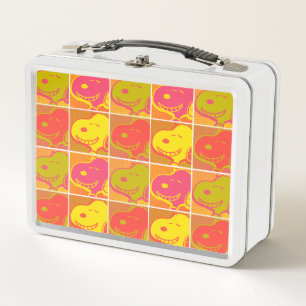 Peanuts   Snoopy Pop Art Pattern Metal Lunch Box