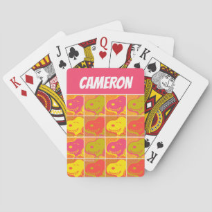 Peanuts   Snoopy Pop Art Pattern Playing Cards